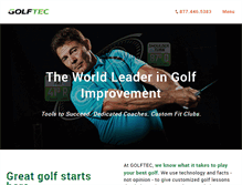 Tablet Screenshot of golftec.com